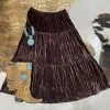 Bison Brown Velvet Skirt- Double D 1 Bison Brown Velvet Skirt- Double D -shopranchhouse shop 44FE7273 1B23 494C BAC6 8216AB9B8180 1 105 c 1