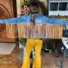 Scully Rainbow Fringe Denim Jacket -shopranchhouse shop IMG 0837