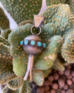 Turquoise Blossom Pendant -shopranchhouse shop IMG 1266