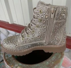 Gold Rockstar Boots By Betsey Johnson- Children's Boot -shopranchhouse shop IMG 1432