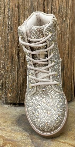 Gold Rockstar Boots By Betsey Johnson- Children's Boot -shopranchhouse shop IMG 1435