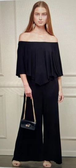 Off Shoulder Ruffle Jumpsuit - Jade By Jane -shopranchhouse shop IMG 1944