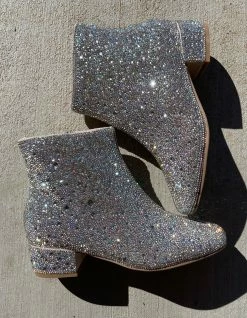 Rhinestone Cady Bitty Bling Boot - Children's Shoe By Betsey Johnson -shopranchhouse shop IMG 2169