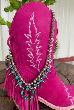 Turquoise Mini Squash Necklace And Earring Set -shopranchhouse shop IMG 2263 1