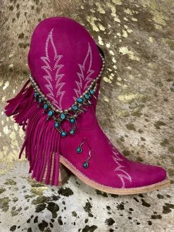 Turquoise Mini Squash Necklace And Earring Set