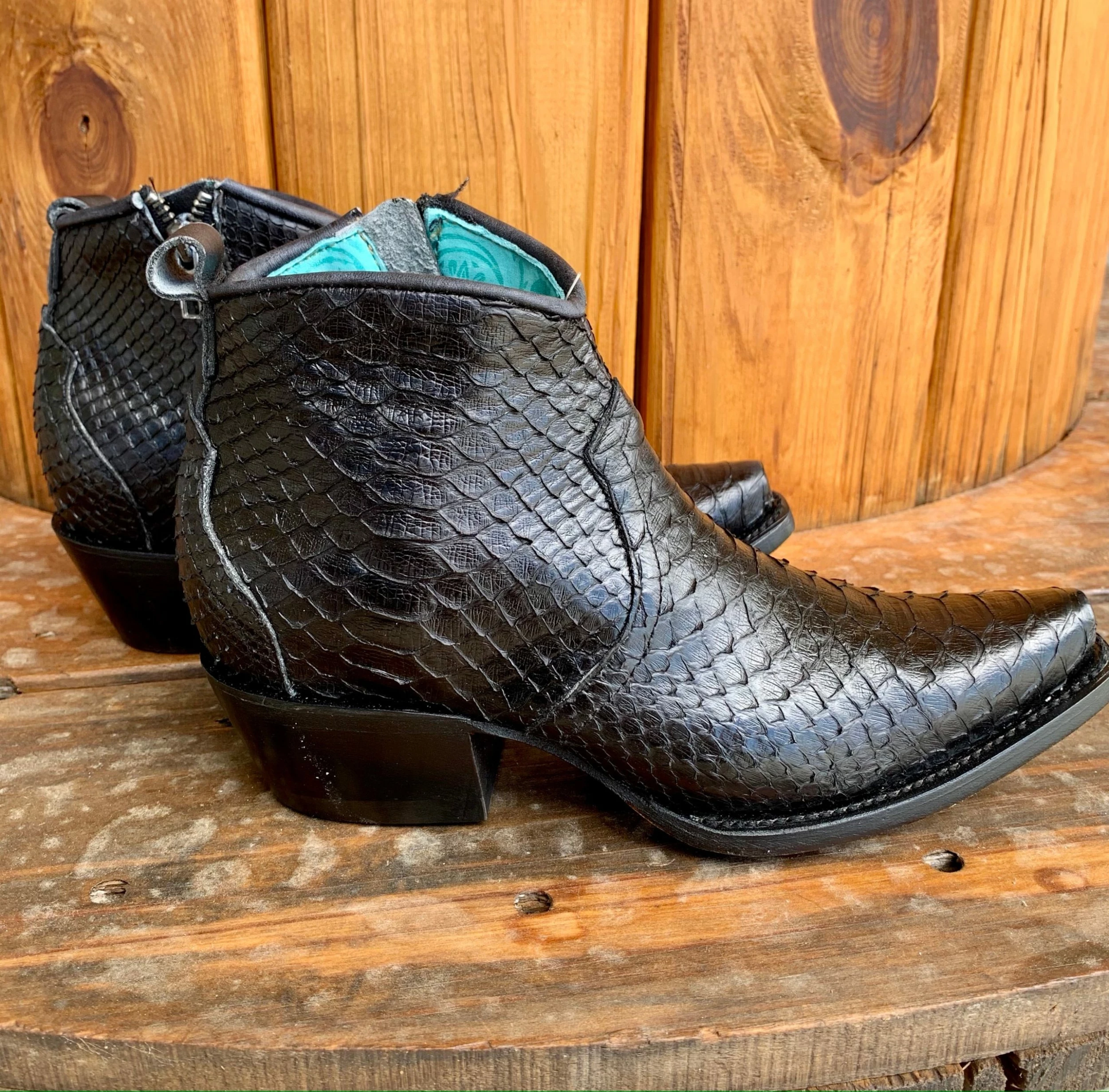 Corral Black Betty Boot-Shortie 3 Corral Black Betty Boot-Shortie