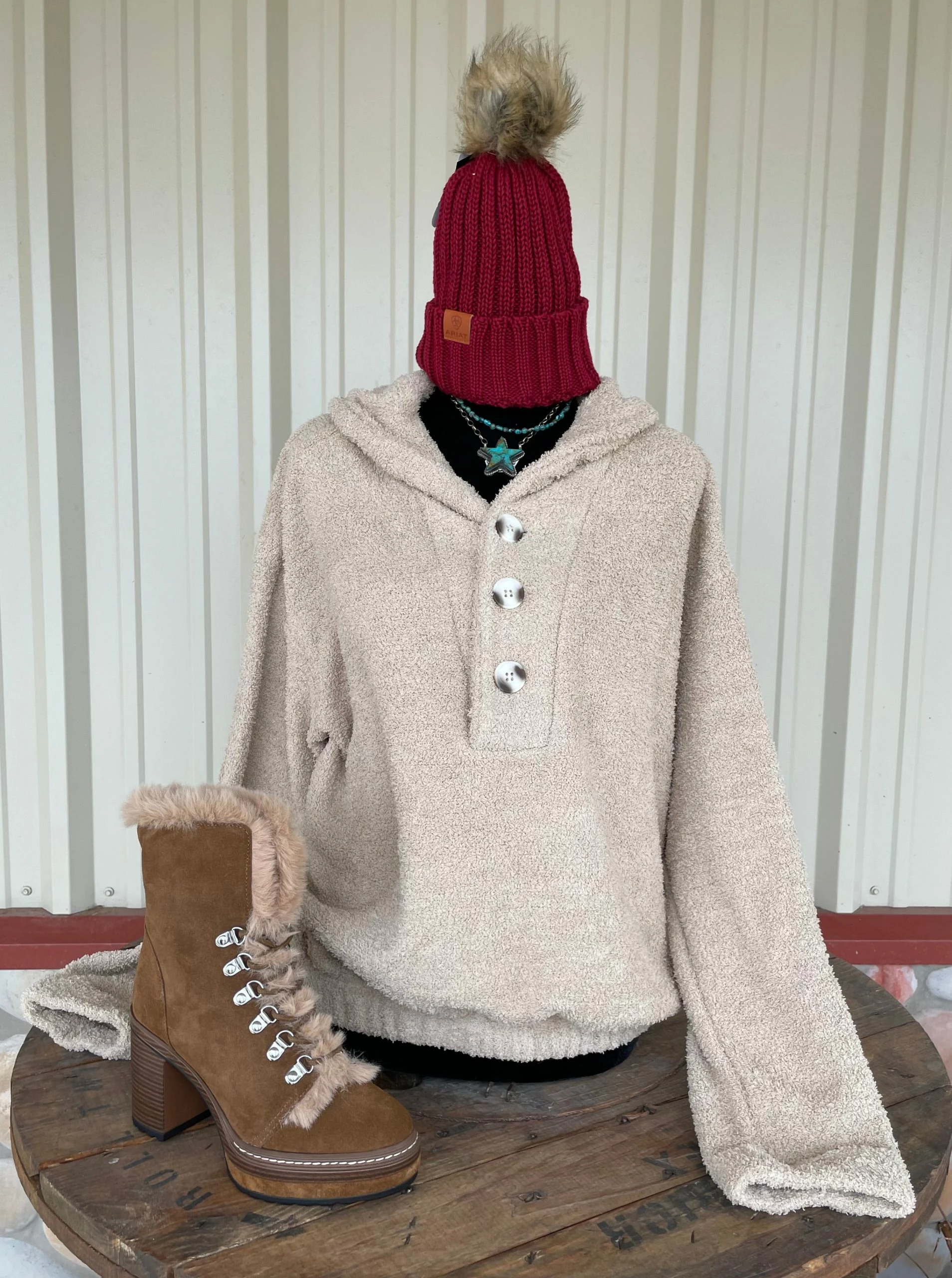 Fuzzy Wuzzy Pull-Over By WISHLIST 3 Fuzzy Wuzzy Pull-Over By WISHLIST