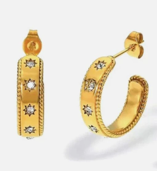 Paige Star Hoop Earrings-Nikki Smith -shopranchhouse shop IMG 3136