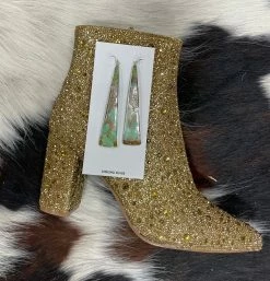 Mountain Mama Turquoise Slab Earrings -shopranchhouse shop IMG 3342