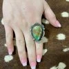 Turquoise Tear Drop Ring 2 Turquoise Tear Drop Ring -shopranchhouse shop IMG 3369