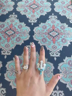 Mr. Prickly Turquoise Ring