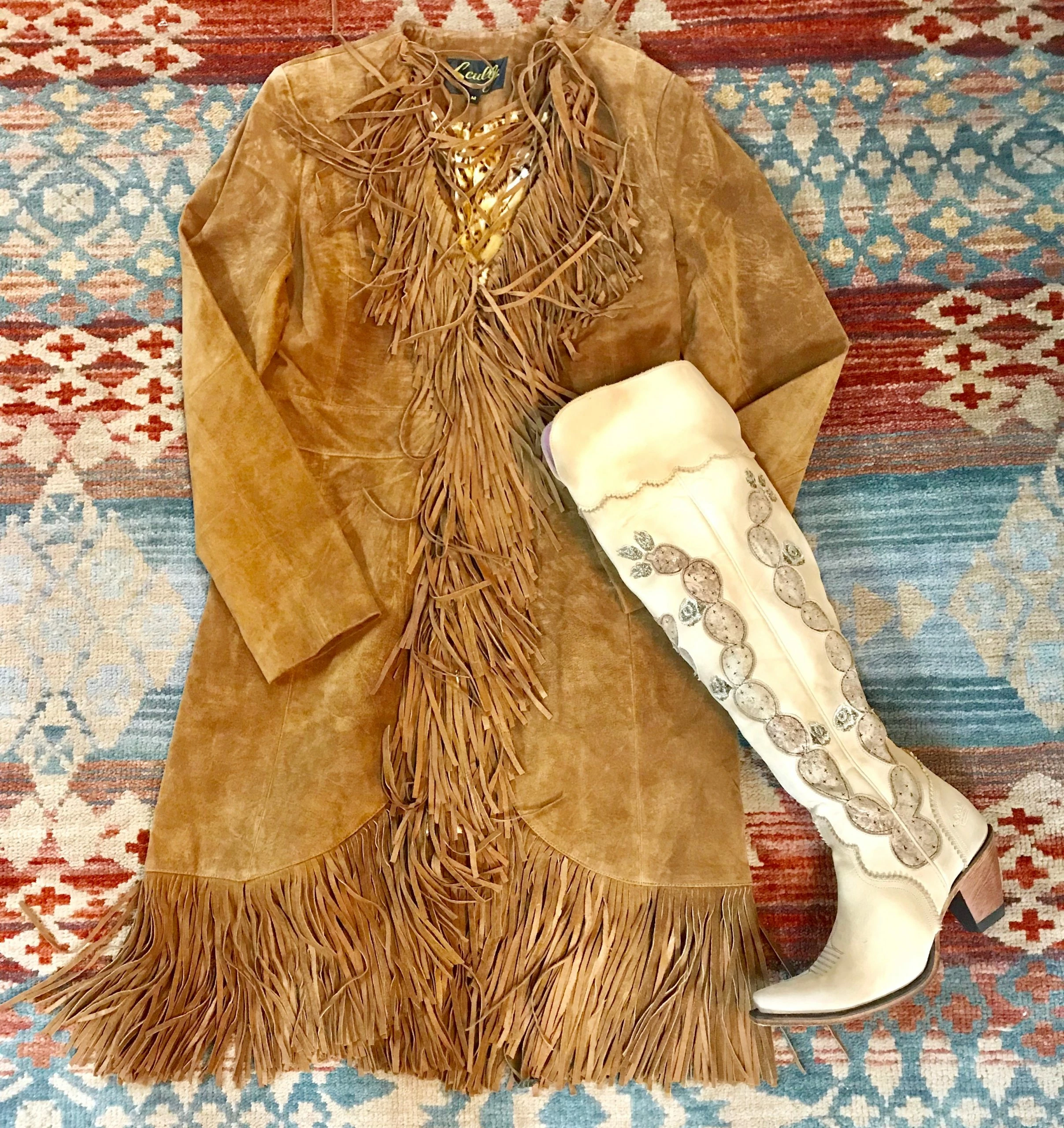 Scully Suede Fringe Knee Coat 6 Scully Suede Fringe Knee Coat - Image 4