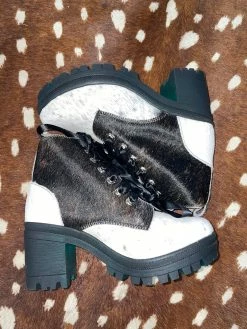 Alondra Cowhide Combat Boots -shopranchhouse shop IMG 7398