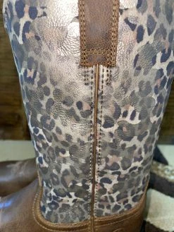 Ariat Round Up Metallic Leopard Boots -shopranchhouse shop IMG 7599