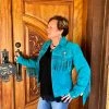 Scully Turquoise Leather Jacket With Fringe And Beading -shopranchhouse shop IMG 8921