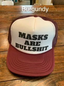 Masks Are Bullsh*t Trucker Hat -shopranchhouse shop IMG 92162