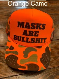 Masks Are Bullsh*t Trucker Hat -shopranchhouse shop IMG 92172