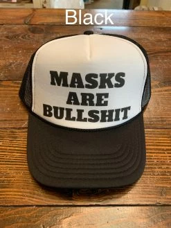 Masks Are Bullsh*t Trucker Hat -shopranchhouse shop IMG 92182