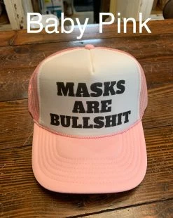 Masks Are Bullsh*t Trucker Hat -shopranchhouse shop IMG 92192