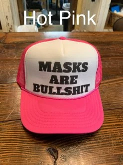 Masks Are Bullsh*t Trucker Hat -shopranchhouse shop IMG 9223