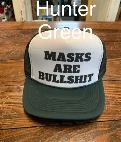 Masks Are Bullsh*t Trucker Hat -shopranchhouse shop IMG 92242