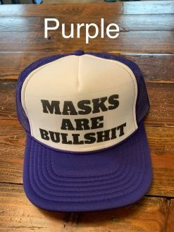Masks Are Bullsh*t Trucker Hat -shopranchhouse shop IMG 9225