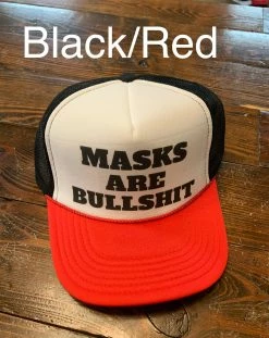 Masks Are Bullsh*t Trucker Hat -shopranchhouse shop IMG 9227