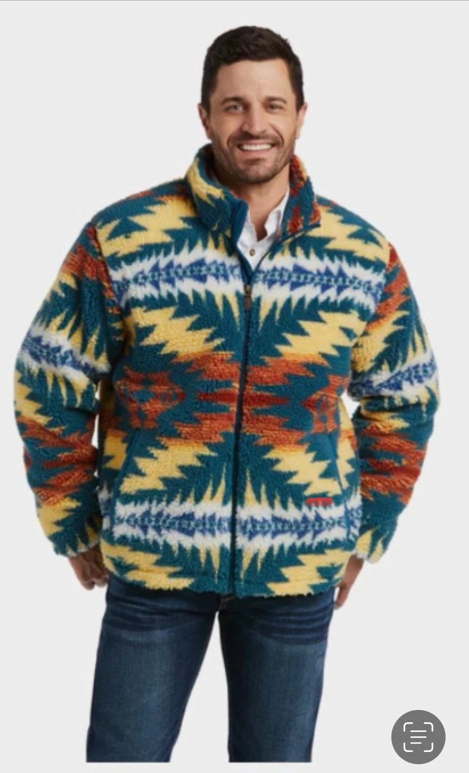 Pendleton Night Dance Teal Aztec Jacket 3 Pendleton Night Dance Teal Aztec Jacket
