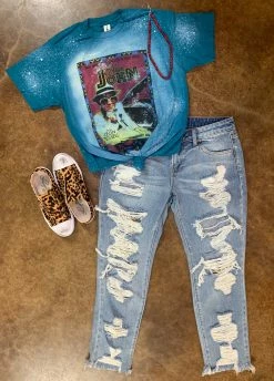 Cut To The Chase Distressed Jeans