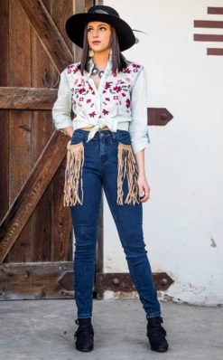 Fringe In Low Places Skinnies