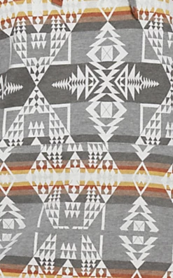 Pendleton Grey And White Aztec Print Unisex Hoodie -shopranchhouse shop ScreenShot2021 11 01at1.00.03PM