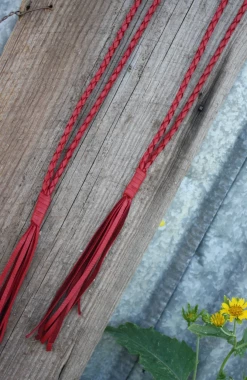 The Braided Bandit Leather Tassel Necklace - Medium Length -shopranchhouse shop Screen Shot 2019 10 29 at 1.50.49 PM
