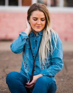 The Braided Bandit Leather Tassel Necklace - Medium Length -shopranchhouse shop Screen Shot 2019 10 29 at 1.51.46 PM