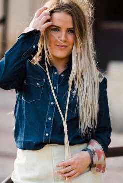 The Braided Bandit Leather Tassel Necklace - Medium Length -shopranchhouse shop Screen Shot 2019 10 29 at 1.52.40 PM