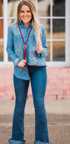 Deerskin Braided Concho Necklace -shopranchhouse shop Screen Shot 2019 10 29 at 2.00.22 PM