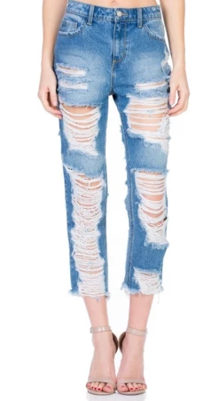 No Sensor Extreme Distressed Jeans