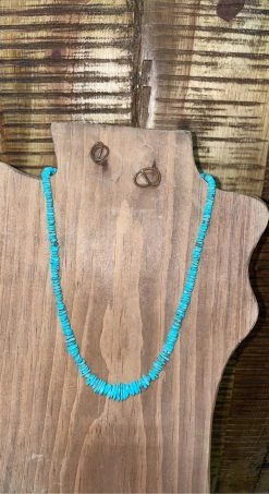 Cavewoman Turquoise Necklace