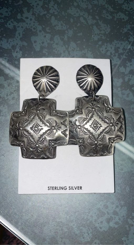 Sterling Cross Earrings -shopranchhouse shop image 1012ebca 63fd 4de2 9bc0 431ffdfaa534 1