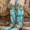 Corral Romance And The Rose Tall Boot- Turquoise/Buckskin -shopranchhouse shop image 1cebae7b 81d3 47e5 8f42 763cb32a5672
