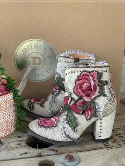 Old Gringo Carla Floral Bootie - Crackled White 11 Old Gringo Carla Floral Bootie - Crackled White -shopranchhouse shop image 3543e187 ae66 4ce0 831b ff8fc9b21122 1