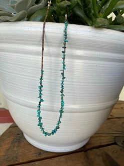 Turquoise Spike Necklace