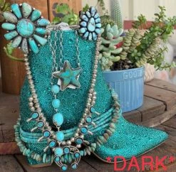 Betsey Johnson SB Cady Rhinestone World Bootie Turquoise -shopranchhouse shop image 9da938d0 5dec 438b 909a faa513cad2a2