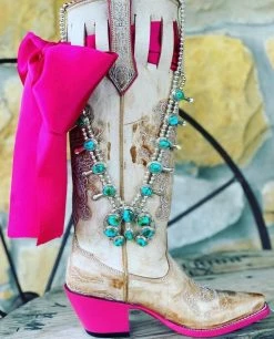 Ocean Waters Turquoise Squash Necklace