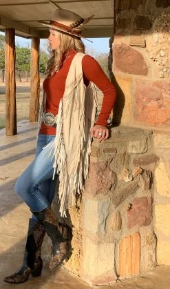 Honey Creek Fringe Vest