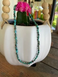 Circle Stone 16" Necklace